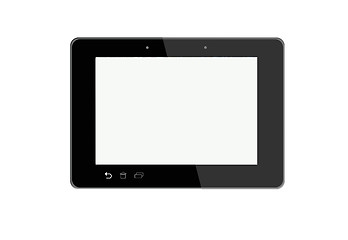 Image showing illustration of black tablet