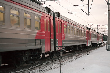 Image showing suburban electric train