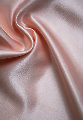 Image showing Smooth silver pink silk as background