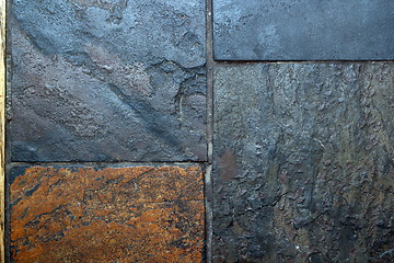 Image showing tiles of grungy stone