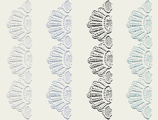 Image showing Lace. Greeting card with lace.Illustration lace.