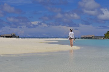 Image showing happy woman enjoy  summer time