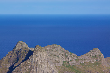 Image showing Coastal peaks