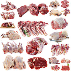 Image showing group of meats