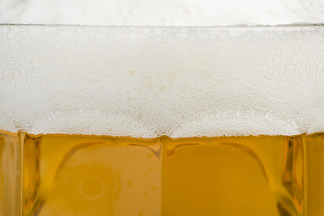 Image showing Mug beer close up background