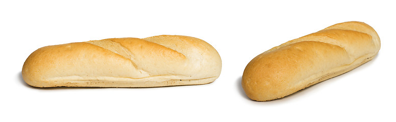 Image showing White isolated Bread