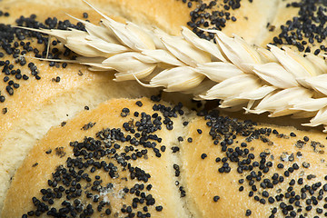 Image showing Close up Bread and wheat cereal crops