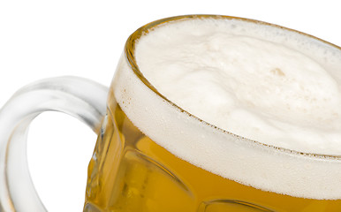 Image showing Mug filled with beer