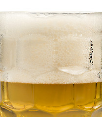 Image showing Mug beer close up background