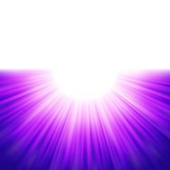 Image showing Burst of blue rays tenplate. EPS 8