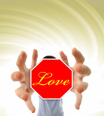 Image showing Love declaration