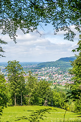 Image showing Panoramic view to a city in Germany