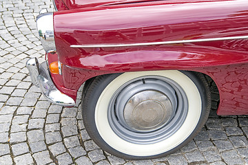 Image showing white sidewall tire