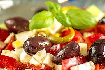 Image showing greek salad