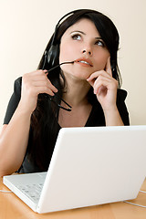 Image showing Business contemplation