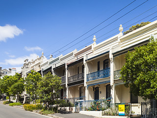 Image showing terrace house paddington sydney