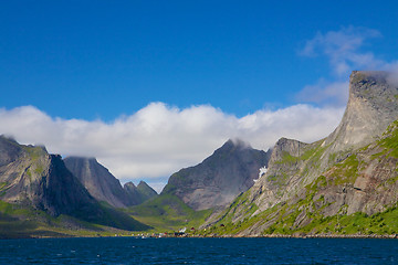 Image showing Scenic norwegian fjord