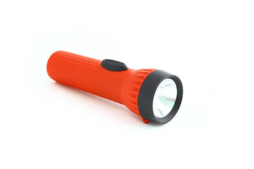 Image showing Red flashlight