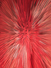 Image showing Red explosion