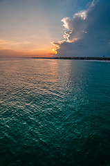 Image showing okaloosa pier and beach scenes