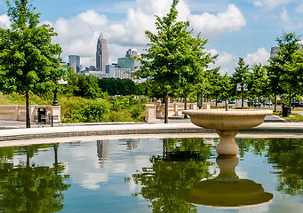 Image showing charlotte north carolina view from greenway