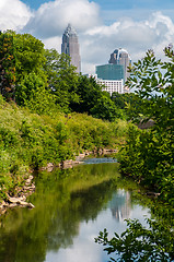 Image showing charlotte north carolina view from greenway