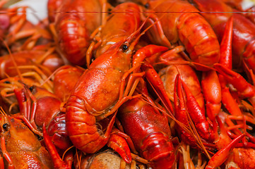 Image showing steamed crawfish