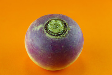 Image showing purple headed turnips