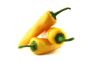 Image showing Yellow  chili 