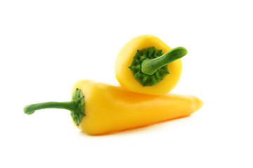 Image showing Yellow  chili 