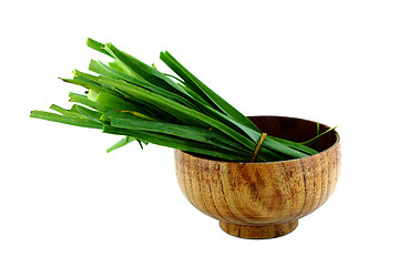 Image showing Fresh healthy bio leek