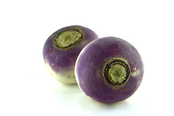 Image showing purple headed turnips