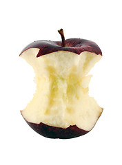 Image showing Red apple core 