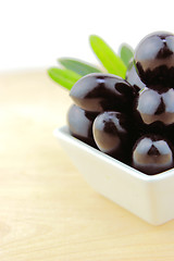 Image showing Black Olives