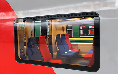 Image showing train window