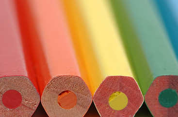 Image showing butt-end of pencils