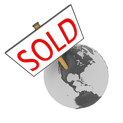 Image showing Sold planet