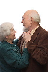 Image showing Senior couple dancing