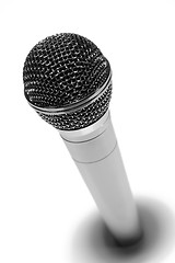 Image showing metallic microphone