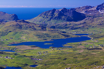 Image showing Norwegian Lofoten islands