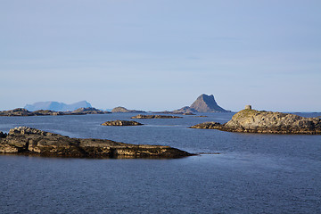 Image showing Islets on norwegian coast