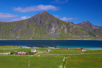 Image showing Scenic Lofoten islands