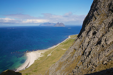 Image showing Coastal cliffs