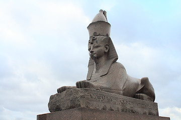 Image showing Granite Egypt sphinx