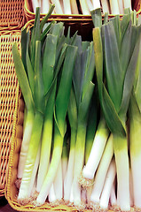 Image showing Leek onions