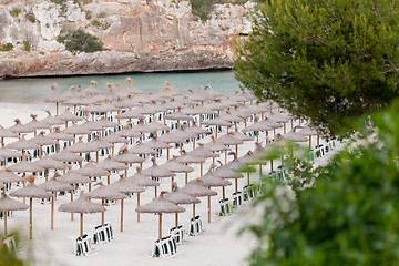 Image showing tropical beach in summertime tourist holiday 