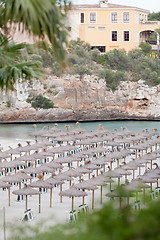 Image showing tropical beach in summertime tourist holiday 