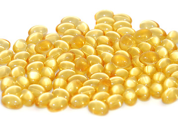 Image showing Cod liver oil capsules