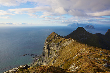 Image showing Scenic coastal cliffs