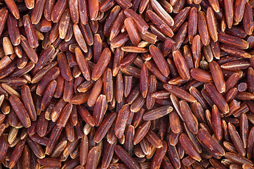 Image showing Red rice background